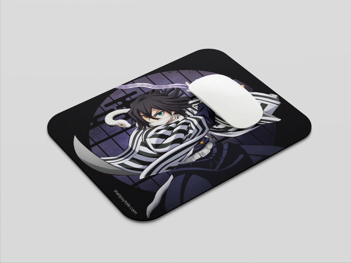 "OBANI IGURO - DEMON SLAYER" Mousepad Enhance Your Workspace with Style
