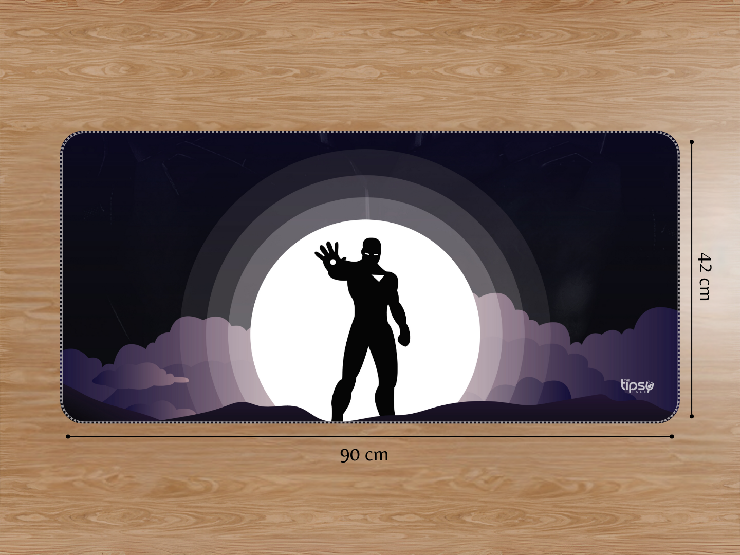 "IRON MAN #HEROVIBES" Gaming Mousepad Elevate Your Gaming Experience
