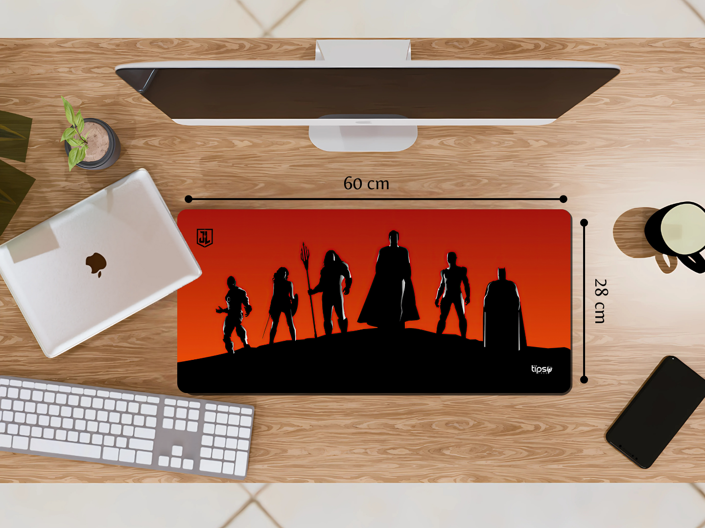 "JUSTICE LEAGUE #JL" Gaming Mousepad Elevate Your Gaming Experience