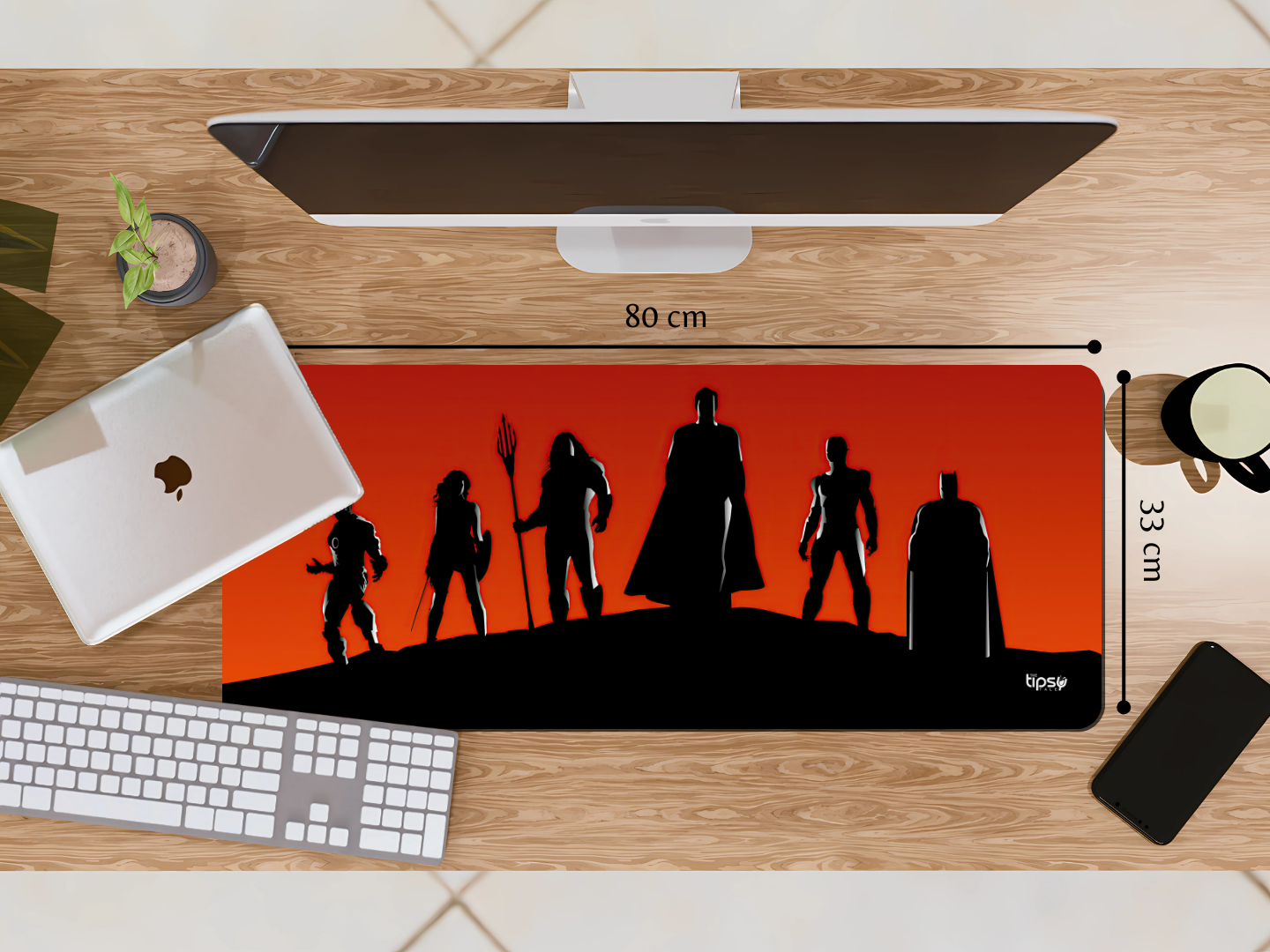 "JUSTICE LEAGUE #JL" Gaming Mousepad Elevate Your Gaming Experience
