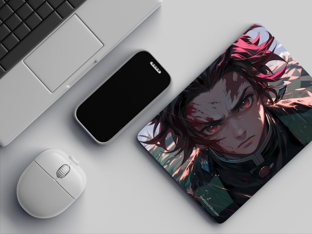 "Tanjiro Kamado: Demon Slayer" Mousepad Enhance Your Workspace with Style