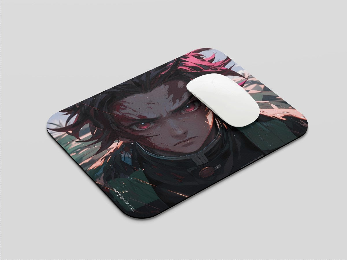 "Tanjiro Kamado: Demon Slayer" Mousepad Enhance Your Workspace with Style