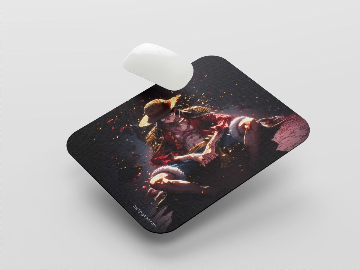 " STRAW HAT LUFFY ONE PIECE" Mousepad Enhance Your Workspace with Style