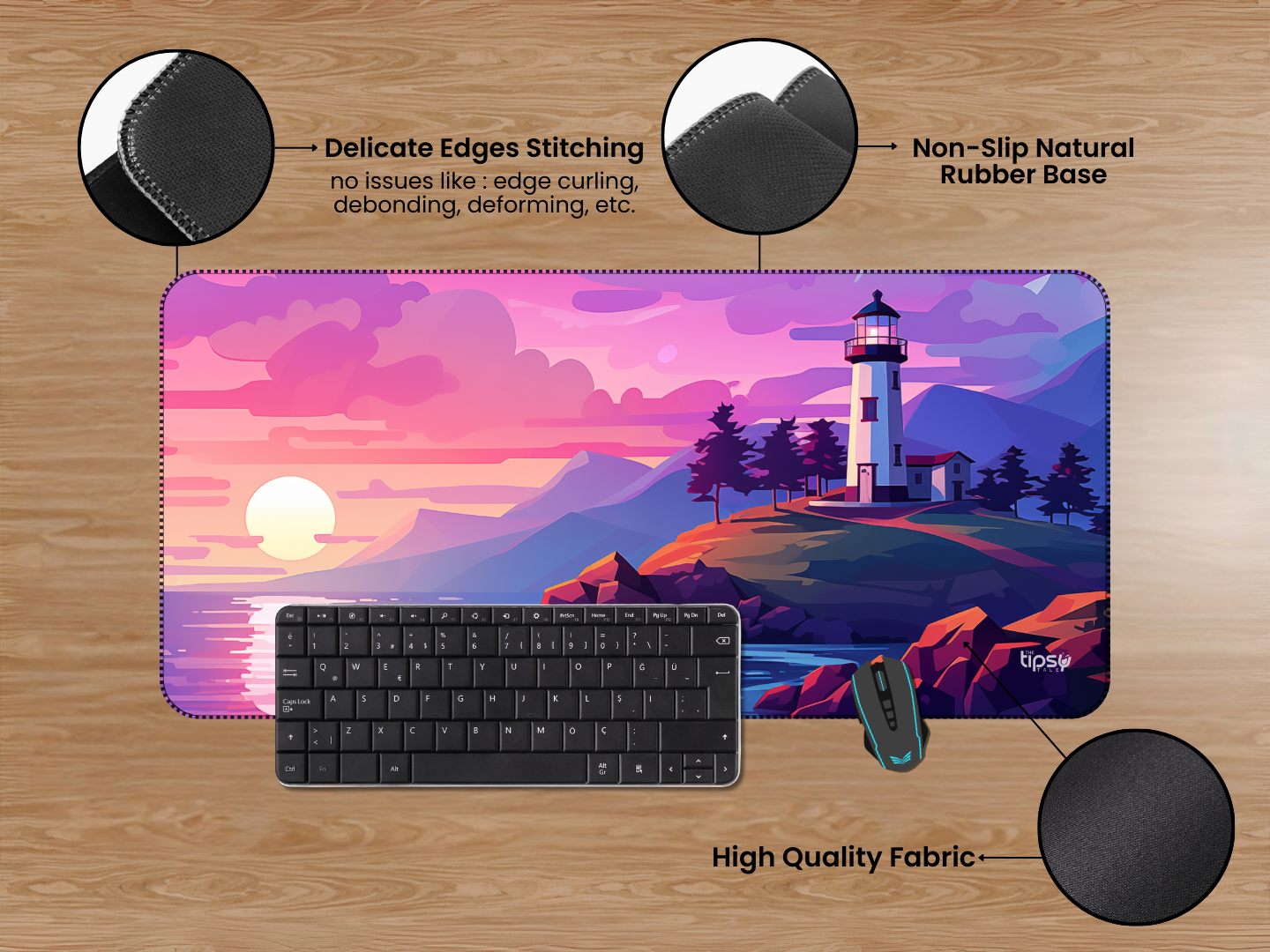 "SEA VIBES- Nature" Gaming Mousepad Elevate Your Gaming Experience