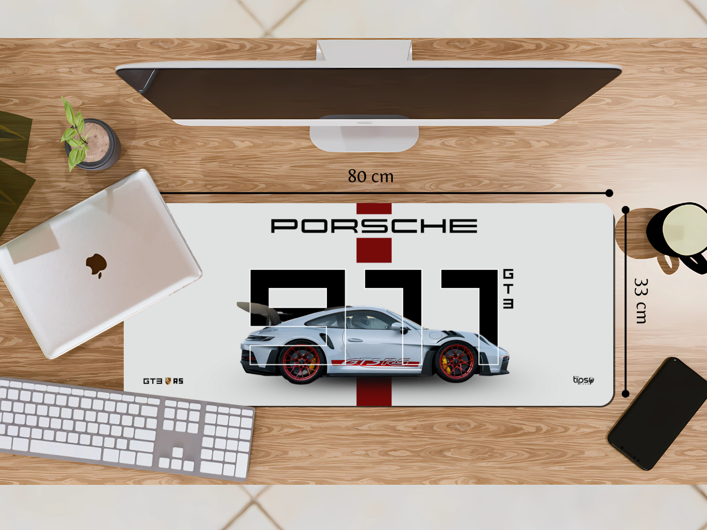"PORSCHE GTR" Gaming Mousepad Elevate Your Gaming Experience