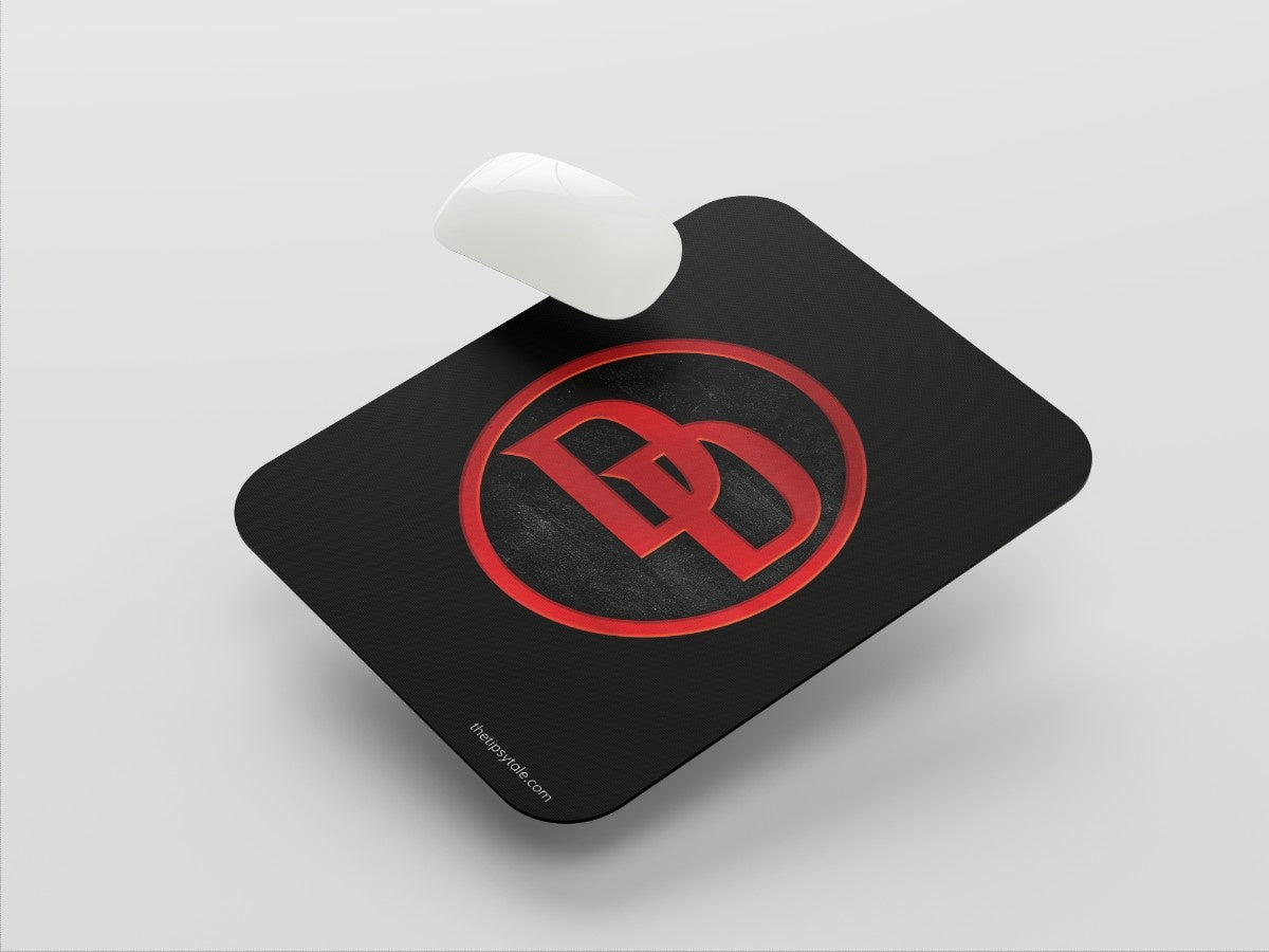 "DARE DEVIL'S SYMBOL" Mousepad Enhance Your Workspace with Style