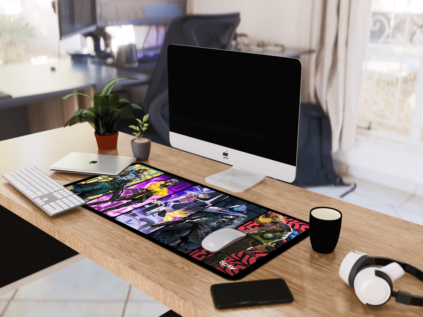 "VALORANT AGENTS- GAMING EDITION" Gaming Mousepad Elevate Your Gaming Experience