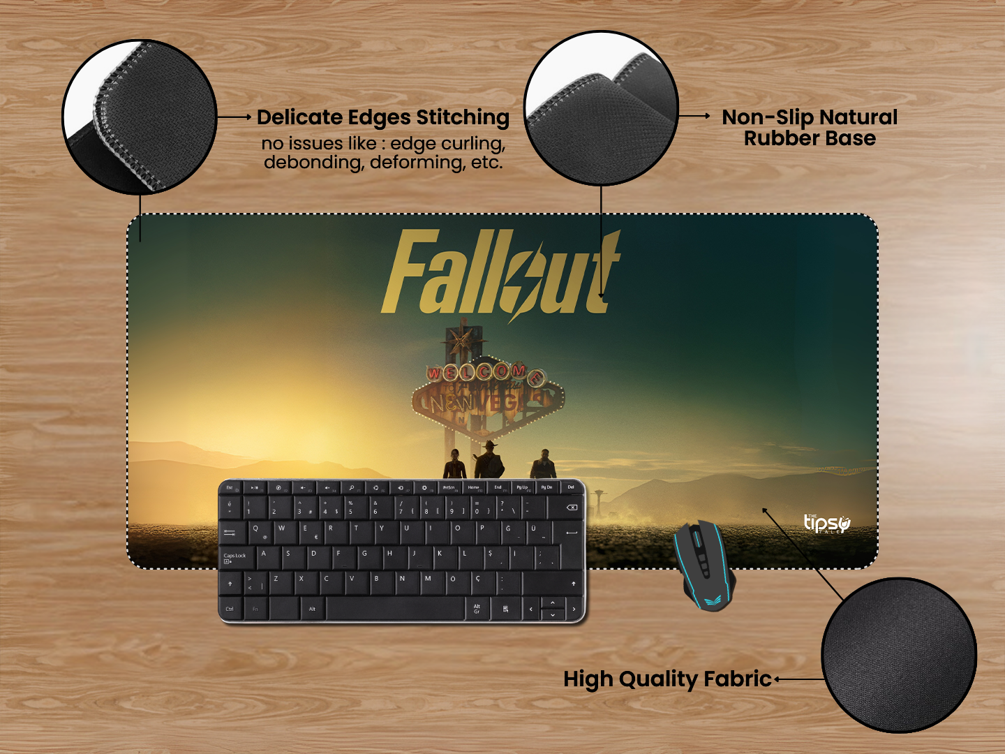 "FALLOUT- GAMING EDITION" Gaming Mousepad Elevate Your Gaming Experience