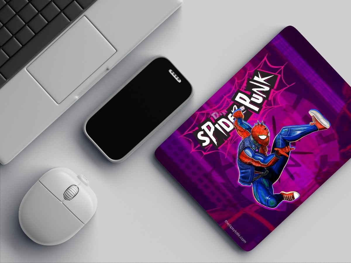 "SPIDER-PUNK- SPIDER VERSE" Mousepad Enhance Your Workspace with Style