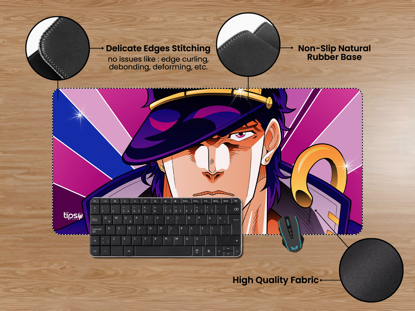 "JOTARO KUJO JOJOS- ANIME EDITION" Gaming Mousepad Elevate Your Gaming Experience