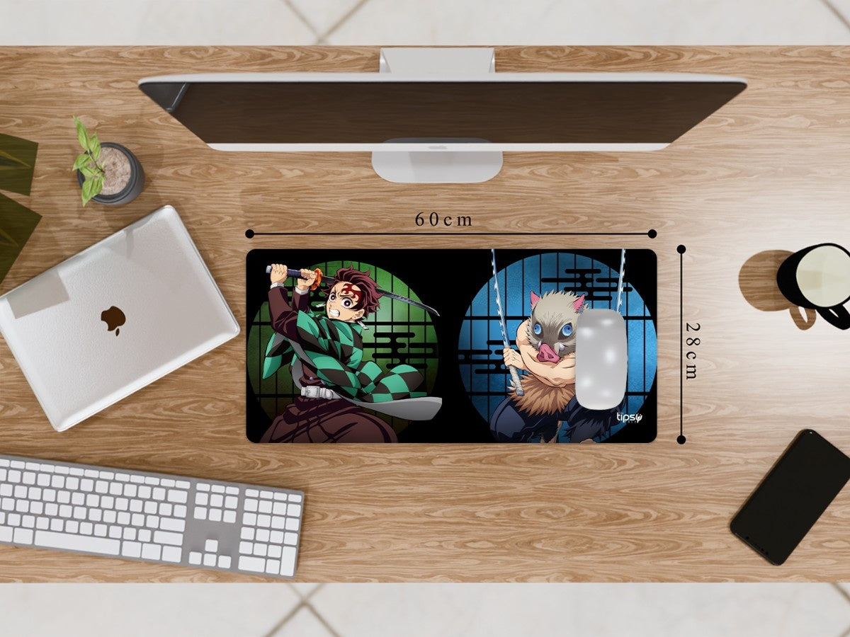 "INOSUKE HASHIBRA VS TANJIRO KAMADO- ANIME EDITION" Gaming Mousepad Elevate Your Gaming Experience