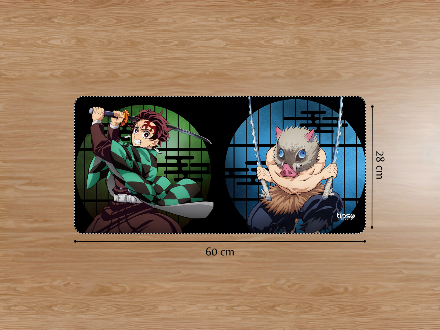 "INOSUKE HASHIBRA VS TANJIRO KAMADO- ANIME EDITION" Gaming Mousepad Elevate Your Gaming Experience