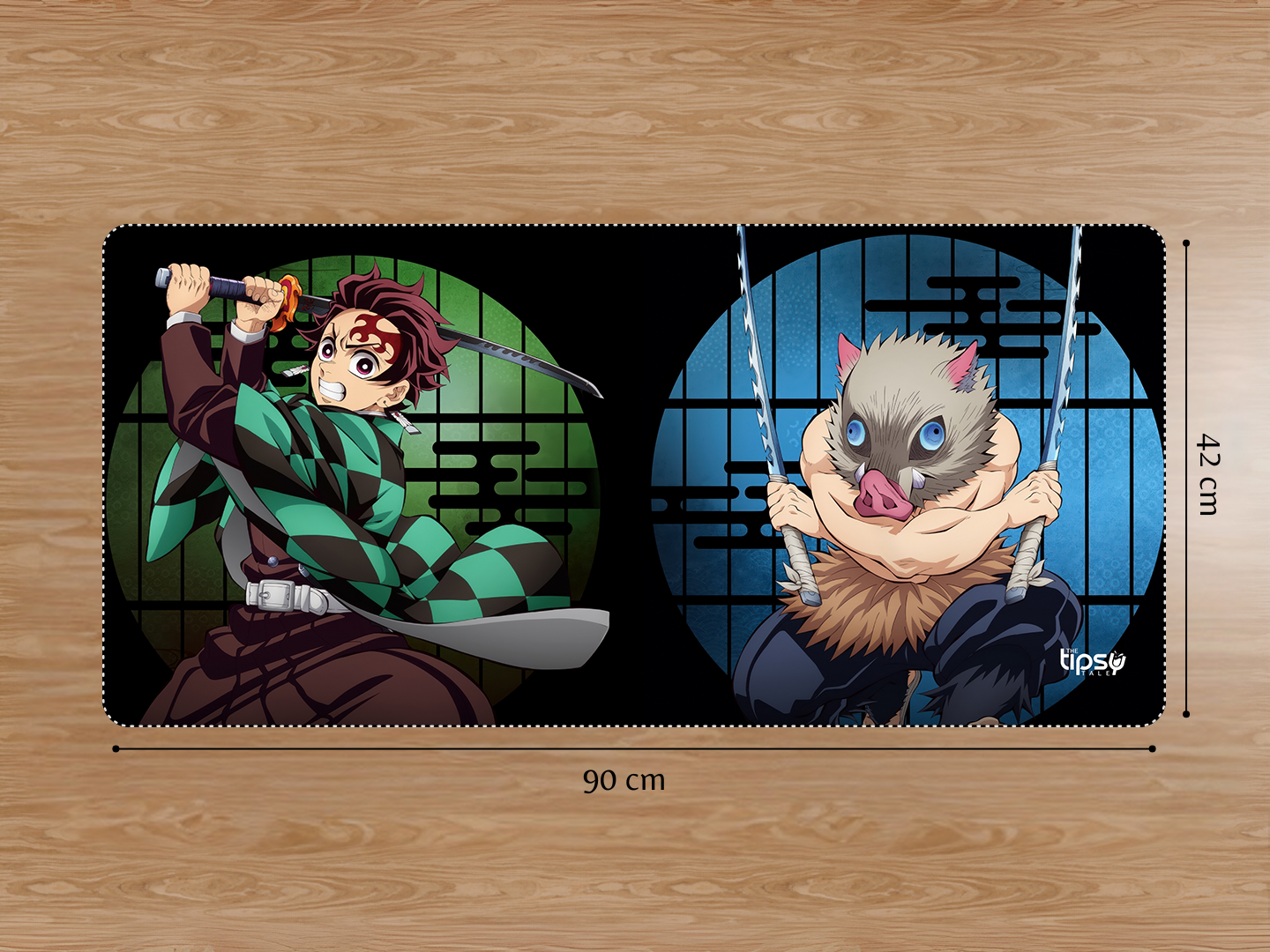 "INOSUKE HASHIBRA VS TANJIRO KAMADO- ANIME EDITION" Gaming Mousepad Elevate Your Gaming Experience