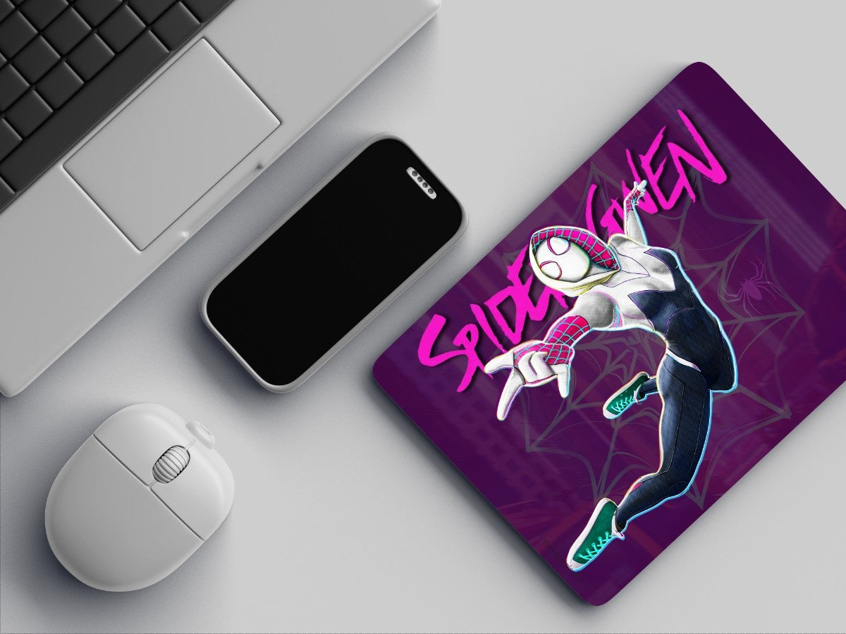 "SPIDER GWEN- SPIDER VERSE" Mousepad Enhance Your Workspace with Style