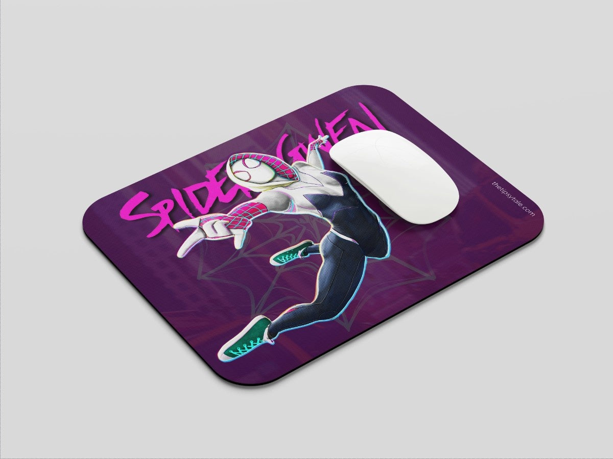 "SPIDER GWEN- SPIDER VERSE" Mousepad Enhance Your Workspace with Style