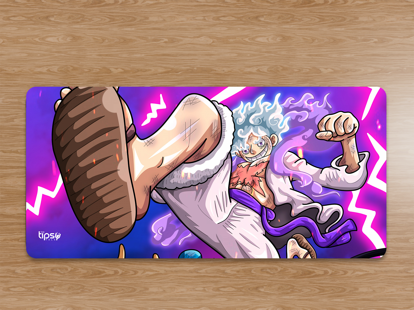 "STRAW HAT LUFFY- ANIME EDITION " Gaming Mousepad Elevate Your Gaming Experience