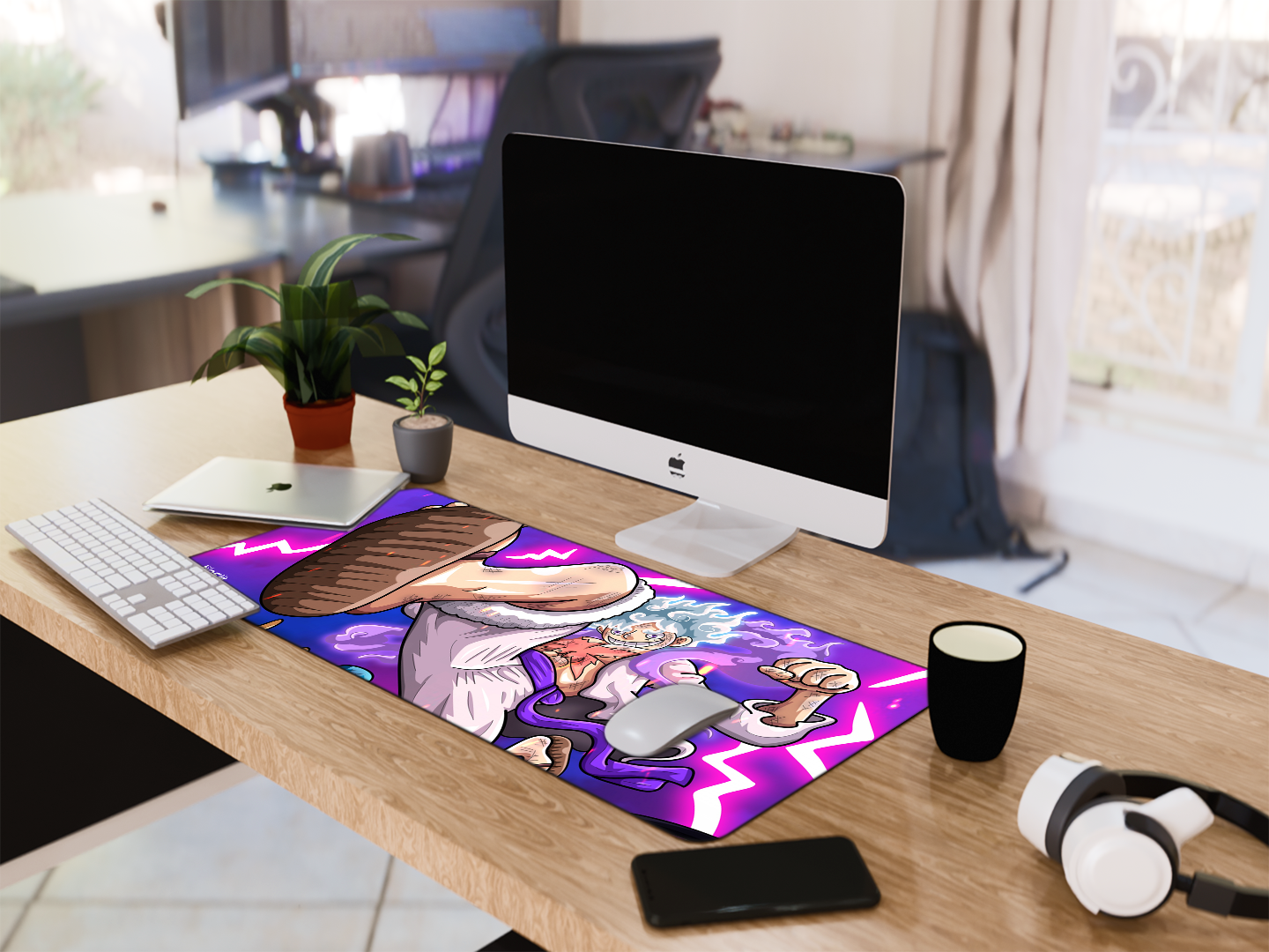 "STRAW HAT LUFFY- ANIME EDITION " Gaming Mousepad Elevate Your Gaming Experience