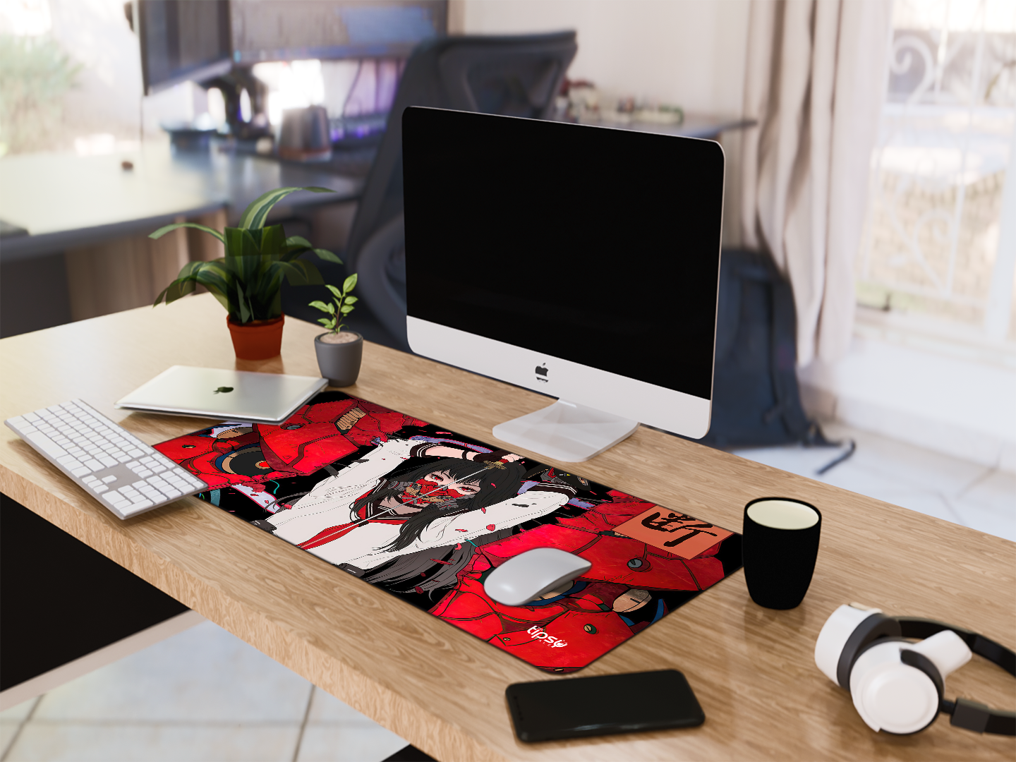 "SAMURAI - KATANA GIRL- ANIME EDITION" Gaming Mousepad Elevate Your Gaming Experience