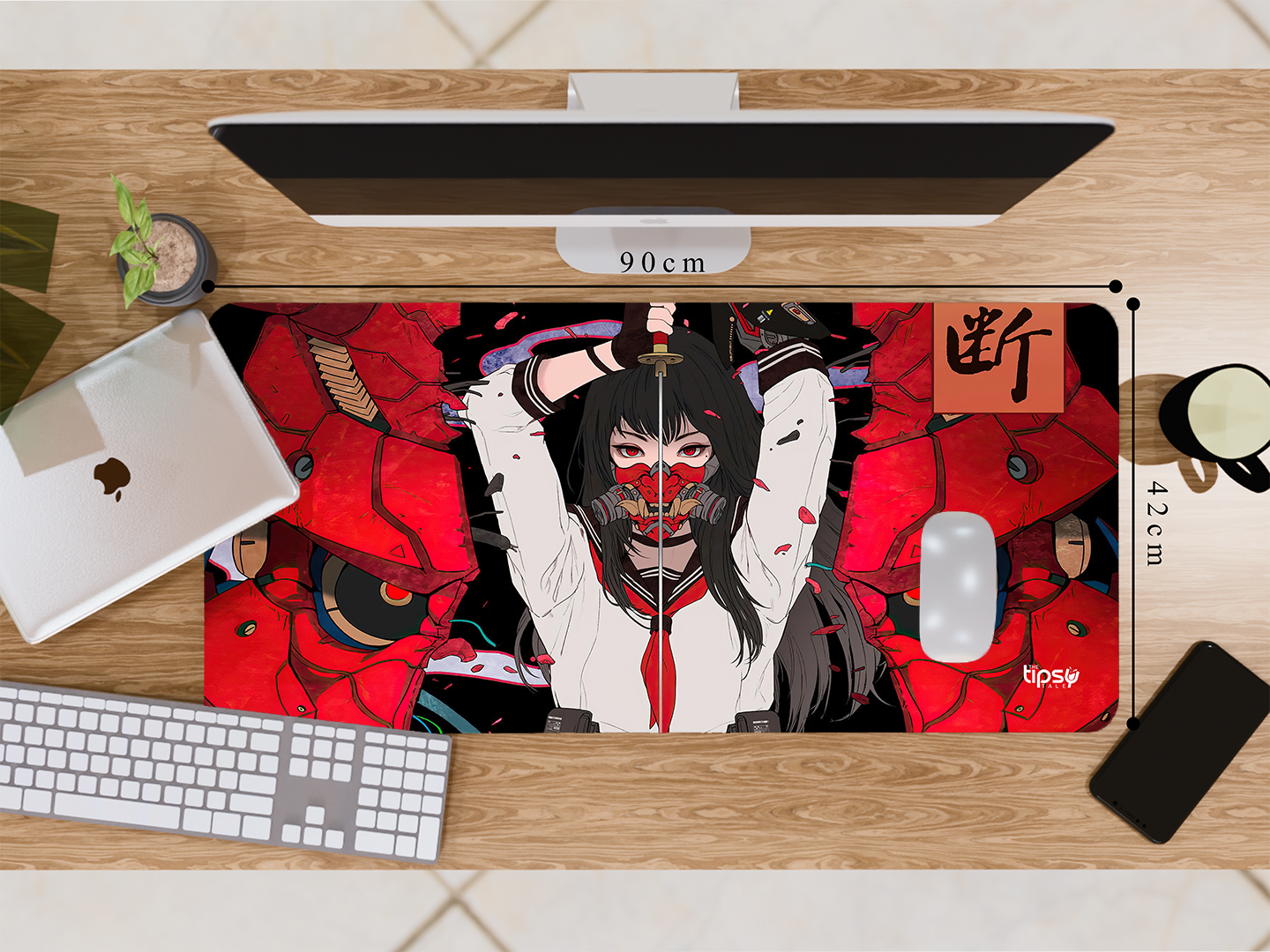 "SAMURAI - KATANA GIRL- ANIME EDITION" Gaming Mousepad Elevate Your Gaming Experience