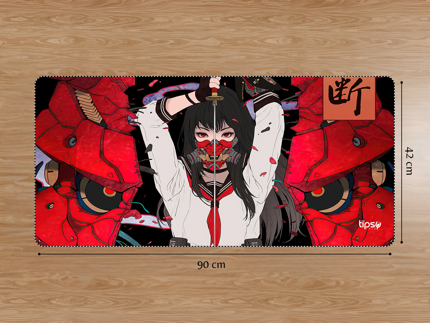 "SAMURAI - KATANA GIRL- ANIME EDITION" Gaming Mousepad Elevate Your Gaming Experience