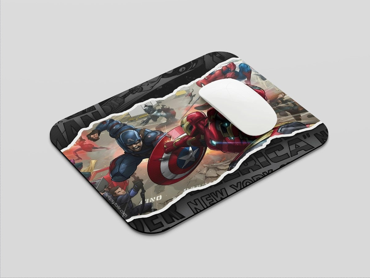 "CIVIL WAR- MARVEL" Mousepad Enhance Your Workspace with Style