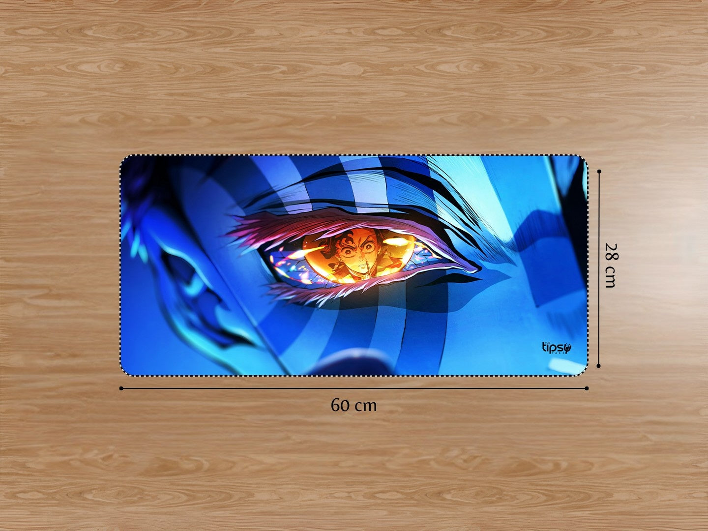 "TANJIRO KAMADO VS AKAZA- ANIME EDITION" Gaming Mousepad Elevate Your Gaming Experience