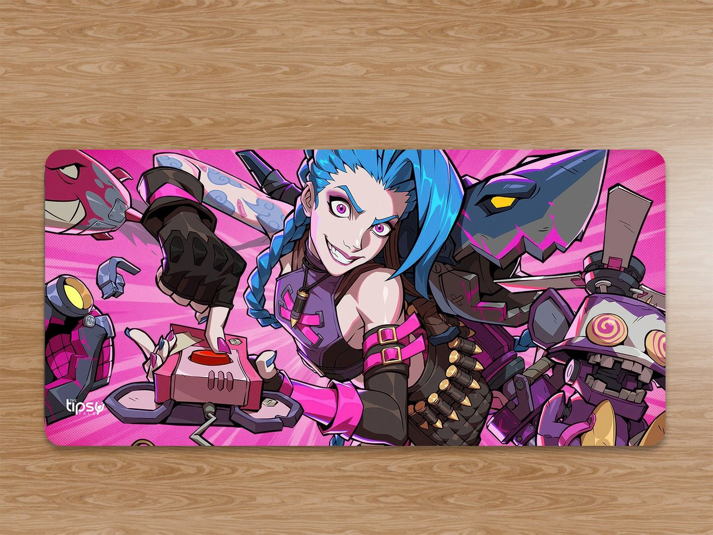 "JINX - ARCANE SEASON 2- ENTERTAINMENT  EDITION" Gaming Mousepad Elevate Your Gaming Experience