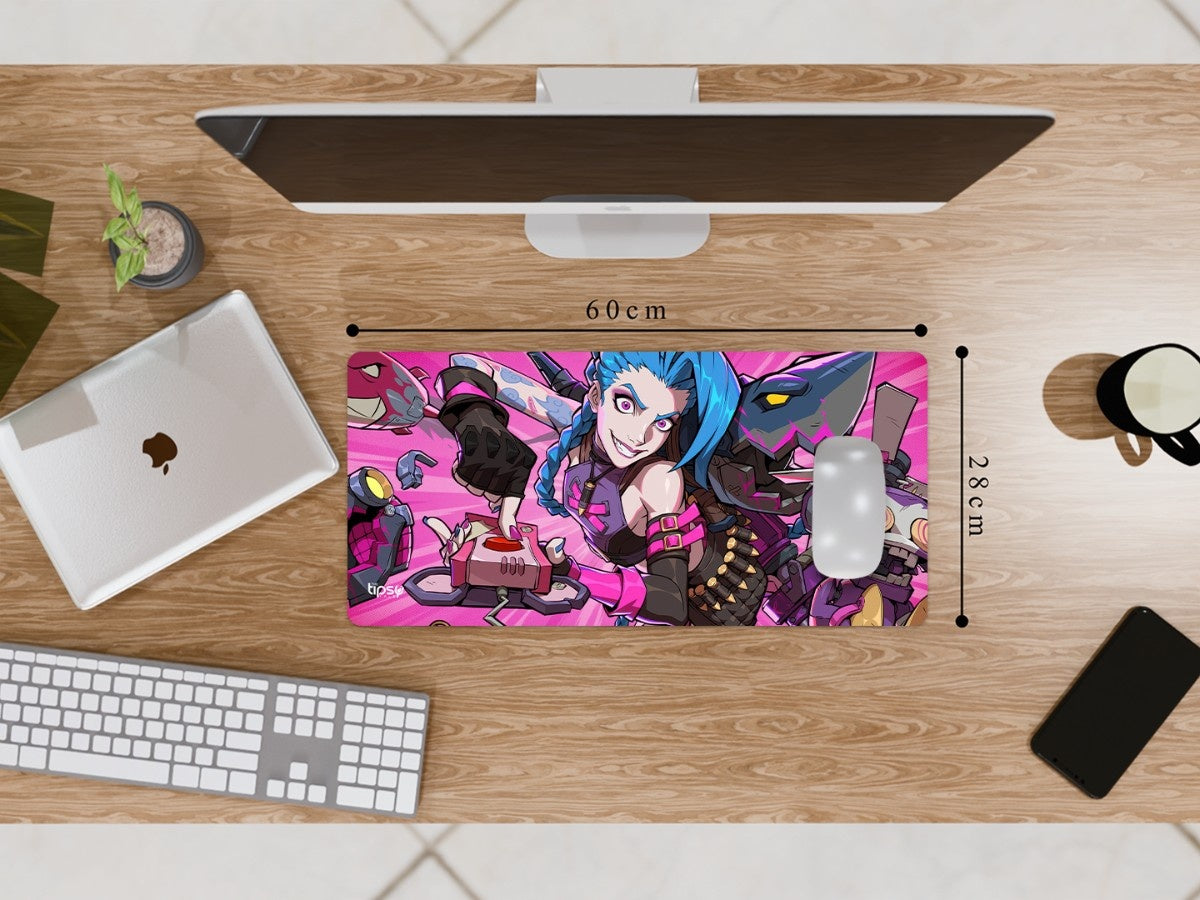 "JINX - ARCANE SEASON 2- ENTERTAINMENT  EDITION" Gaming Mousepad Elevate Your Gaming Experience