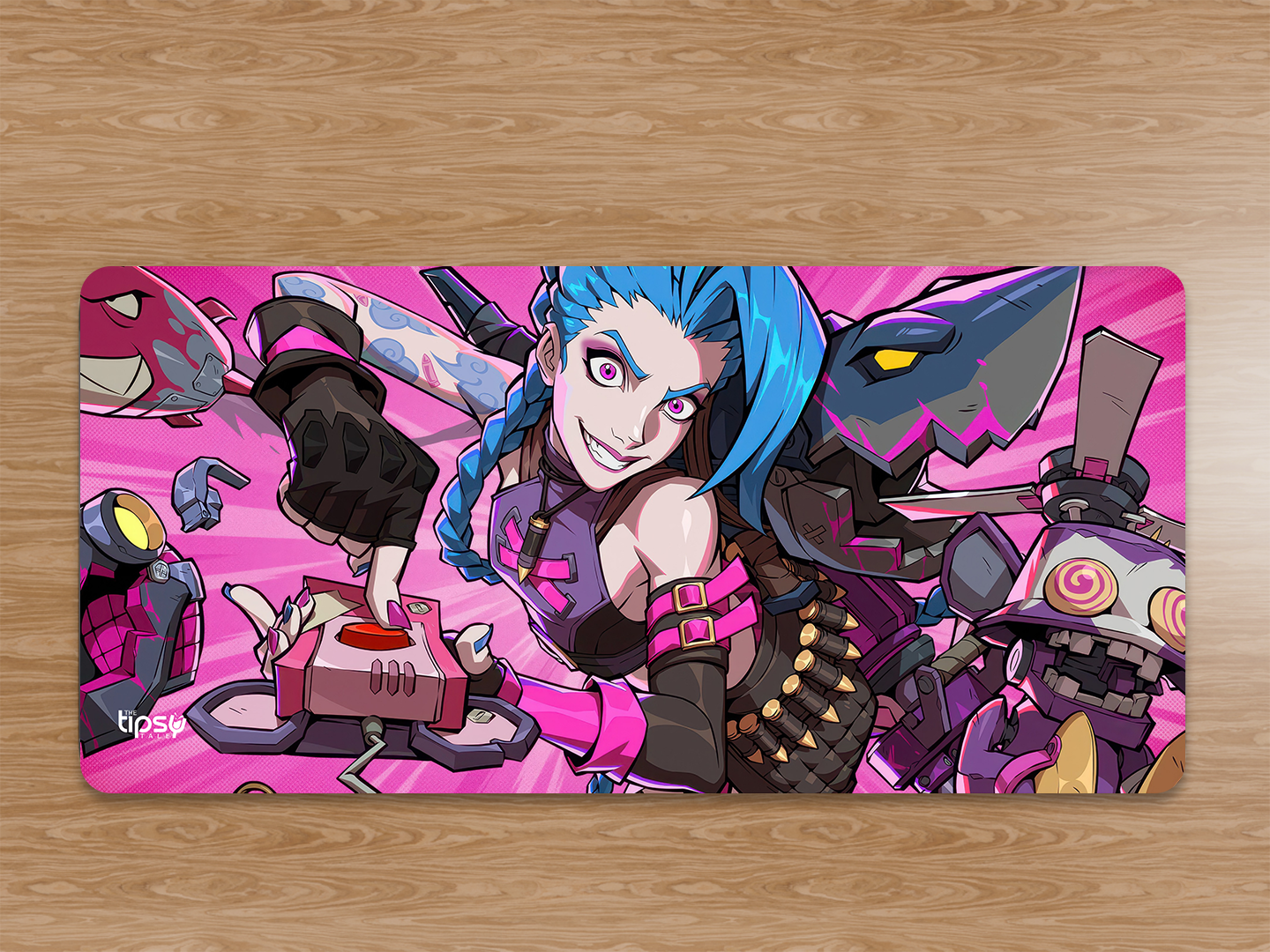 "JINX - ARCANE SEASON 2- ENTERTAINMENT  EDITION" Gaming Mousepad Elevate Your Gaming Experience
