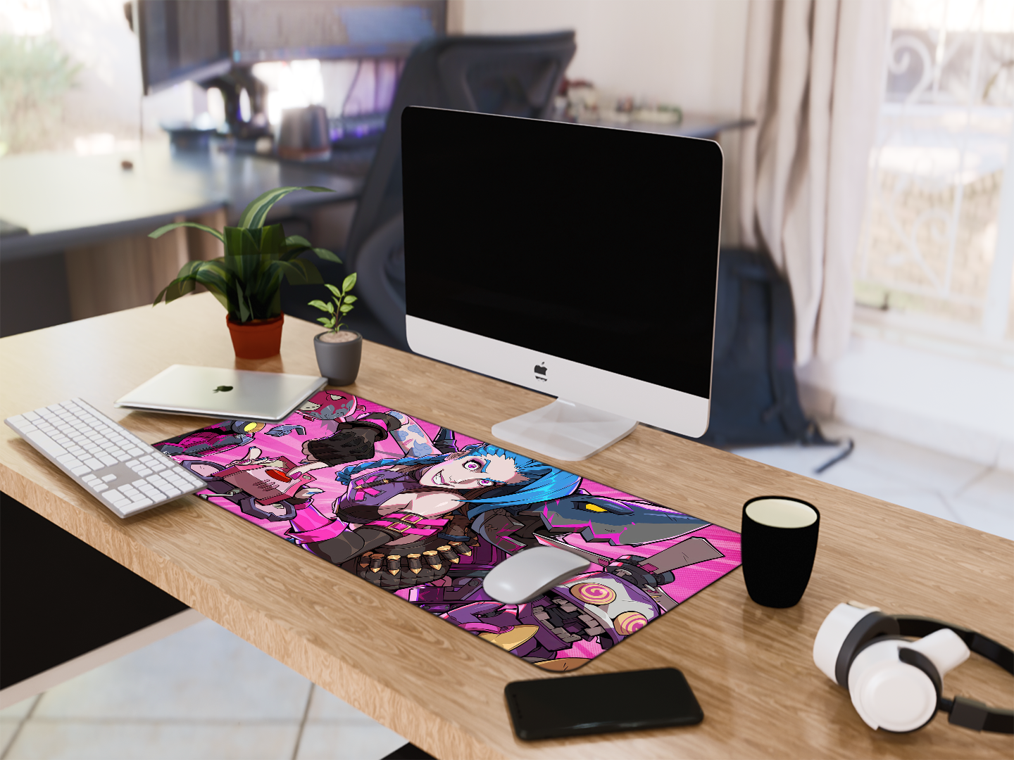"JINX - ARCANE SEASON 2- ENTERTAINMENT  EDITION" Gaming Mousepad Elevate Your Gaming Experience