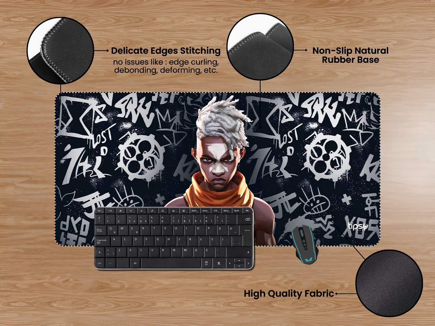 "EKKO - ARCANE- ENTERTAINMENT EDITION" Gaming Mousepad Elevate Your Gaming Experience