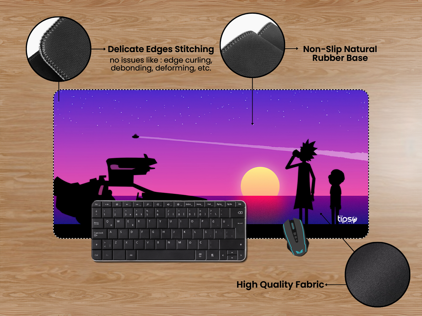 "THE FINAL PORTAL - RICK AND MORTY ENTERTAINMENT EDITION" Gaming Mousepad Elevate Your Gaming Experience