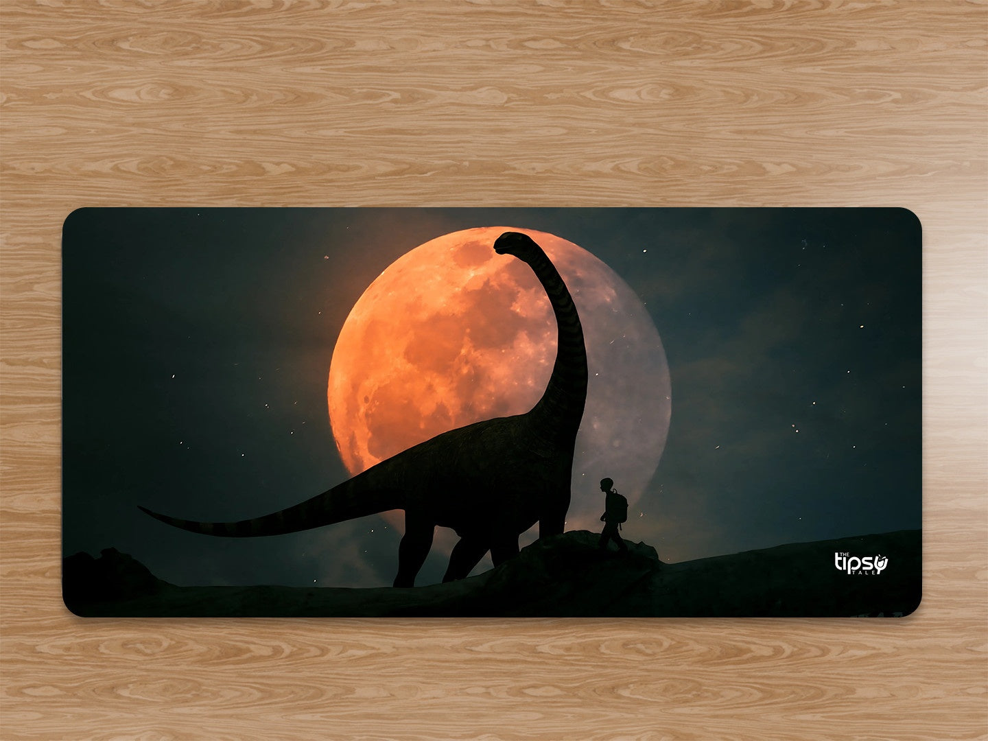 "Dinosaur Man" Gaming Mousepad Elevate Your Gaming Experience