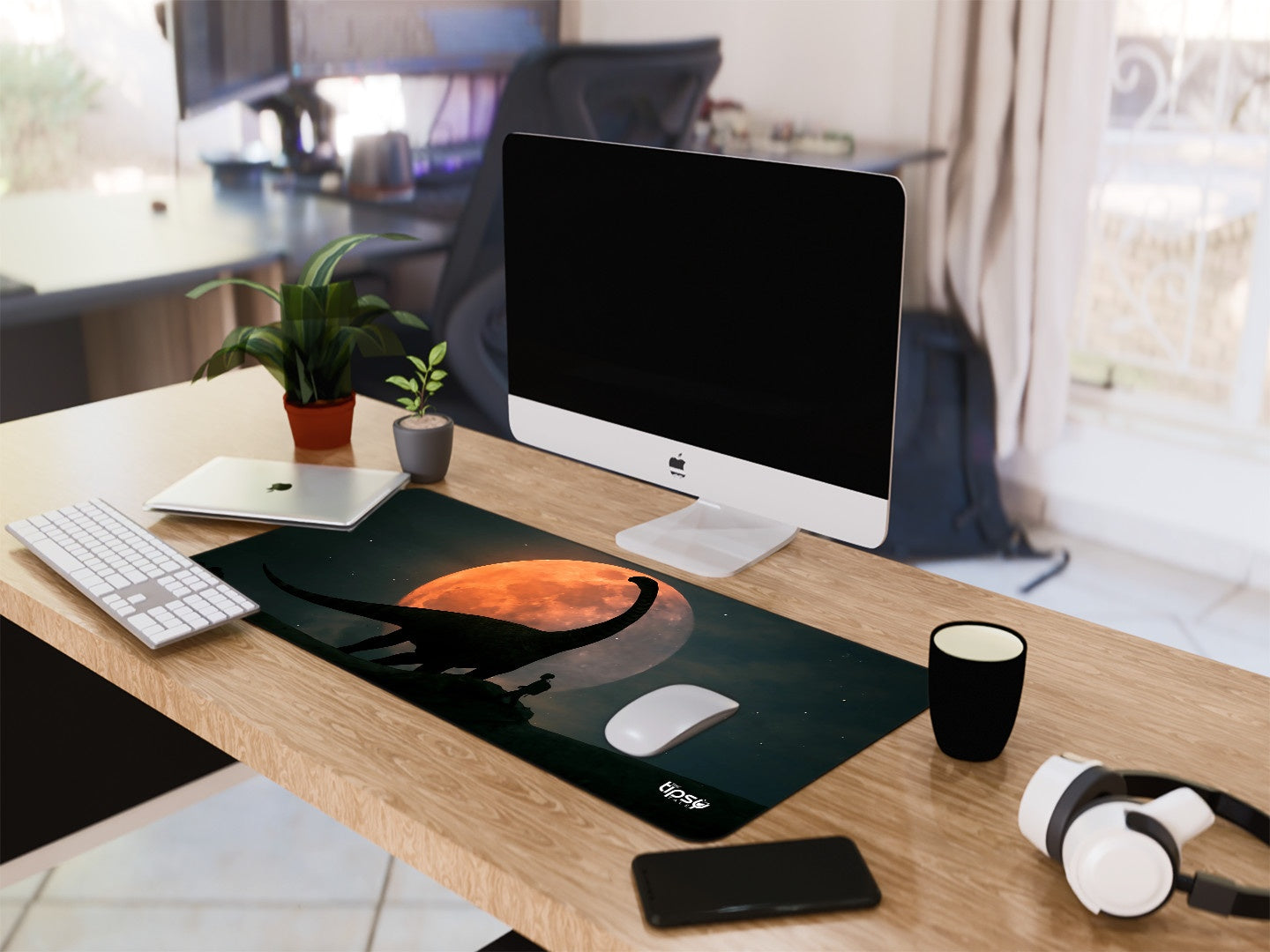 "Dinosaur Man" Gaming Mousepad Elevate Your Gaming Experience
