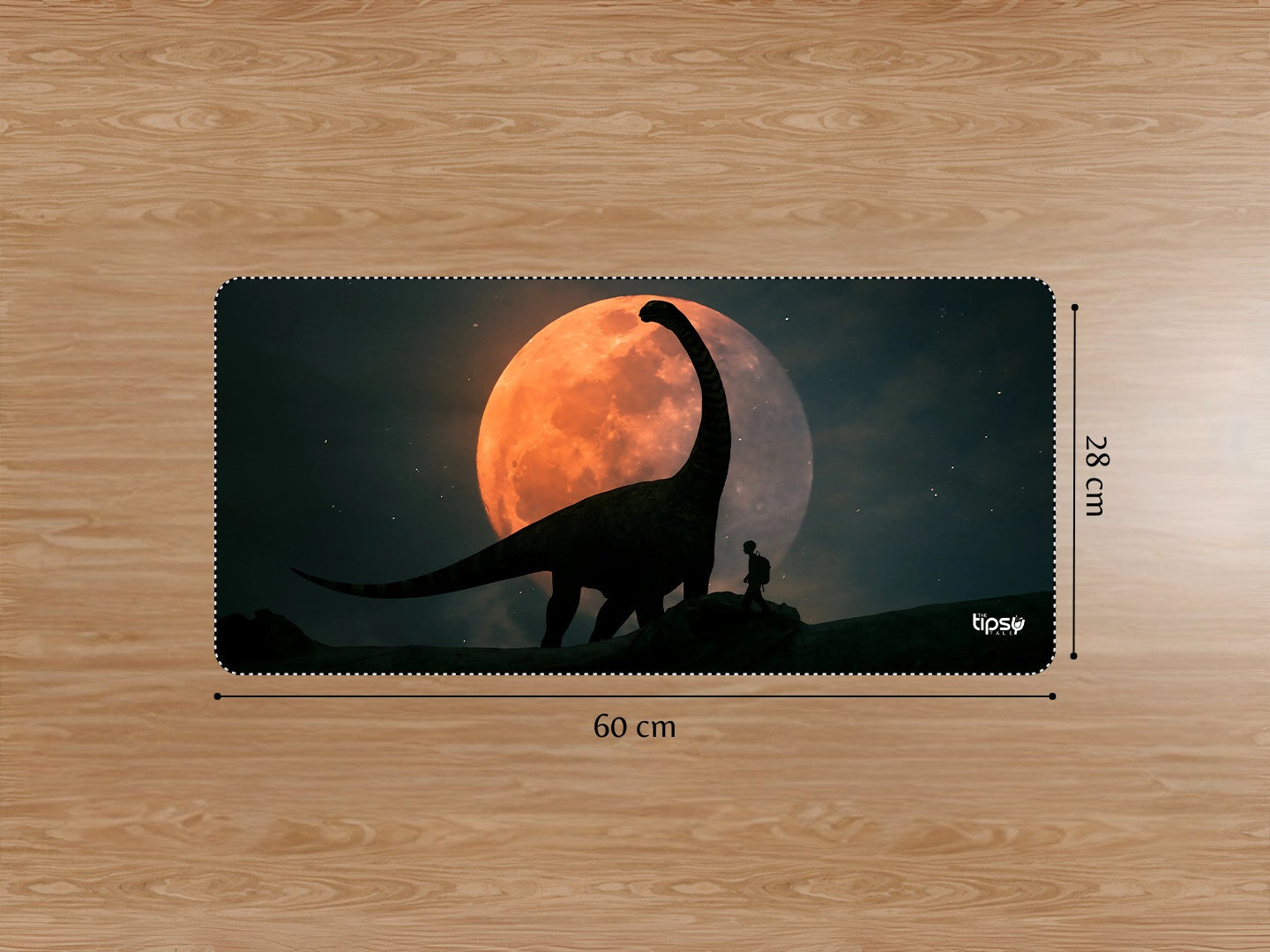 "Dinosaur Man" Gaming Mousepad Elevate Your Gaming Experience