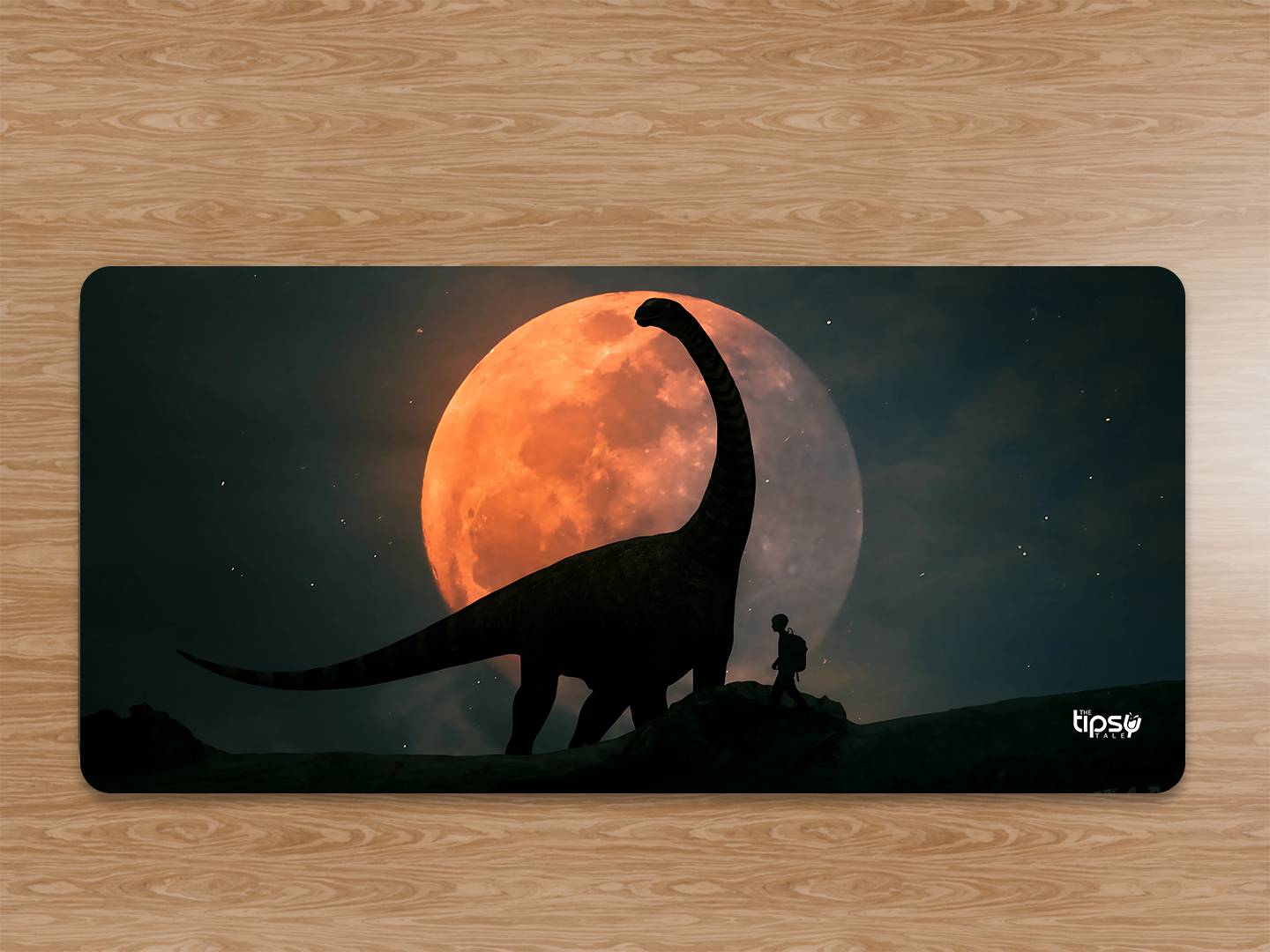 "Dinosaur Man" Gaming Mousepad Elevate Your Gaming Experience