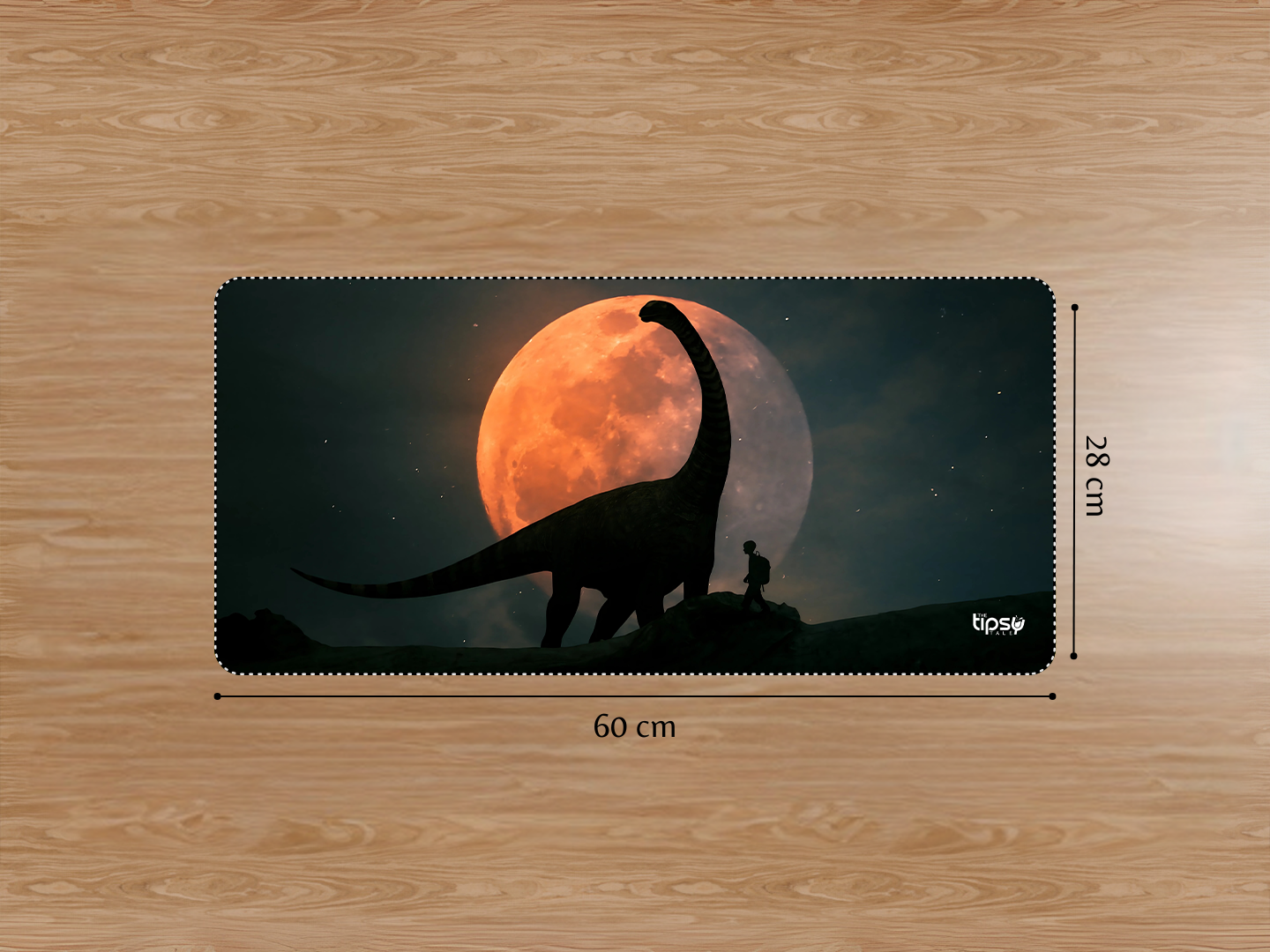 "Dinosaur Man" Gaming Mousepad Elevate Your Gaming Experience