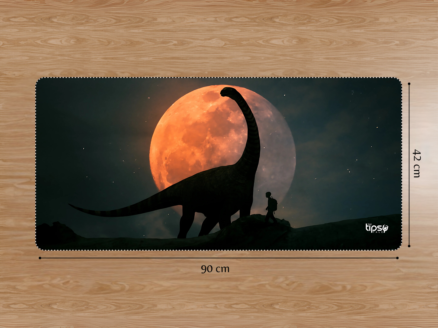 "Dinosaur Man" Gaming Mousepad Elevate Your Gaming Experience