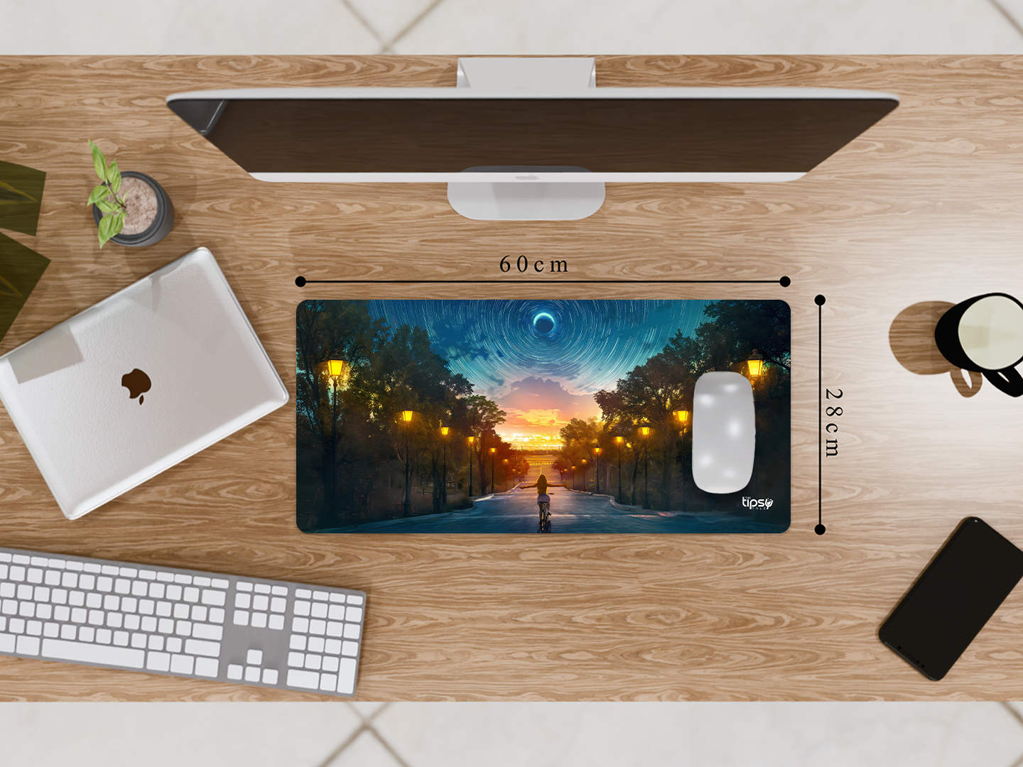 "Towards Beautiful View" Gaming Mousepad Elevate Your Gaming Experience