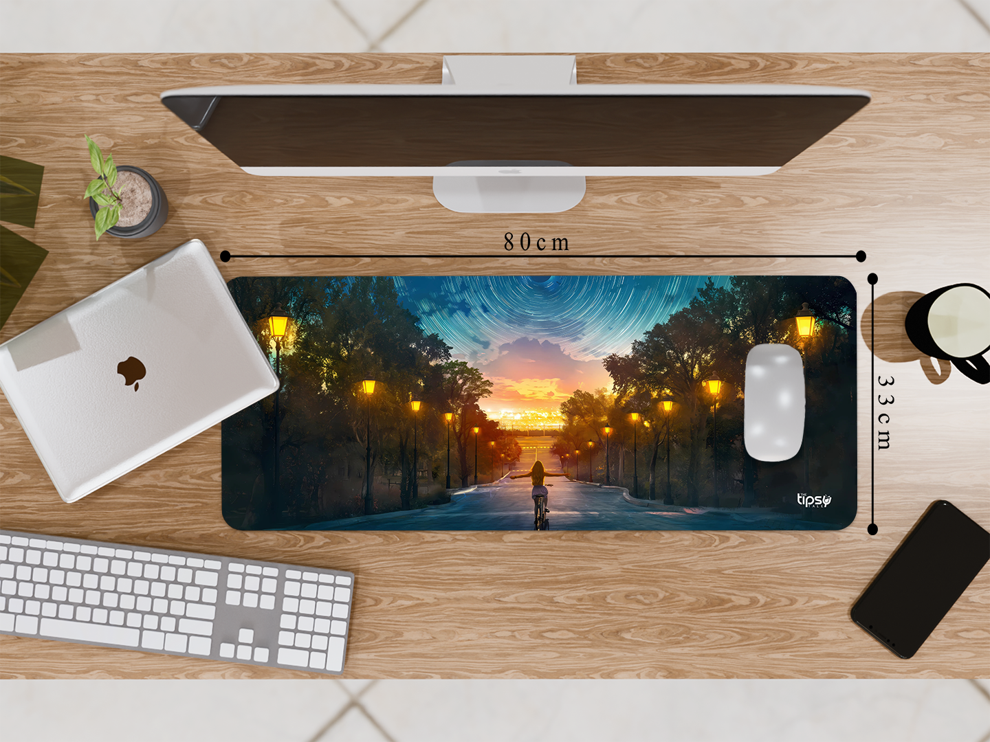 "Towards Beautiful View" Gaming Mousepad Elevate Your Gaming Experience