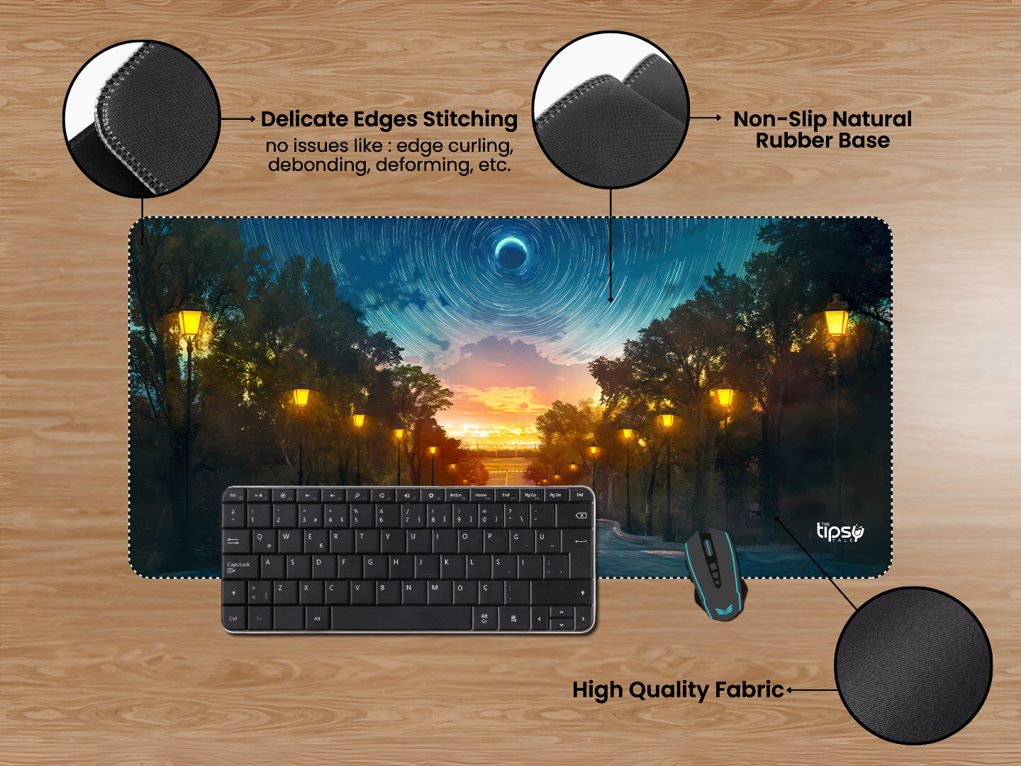 "Towards Beautiful View" Gaming Mousepad Elevate Your Gaming Experience
