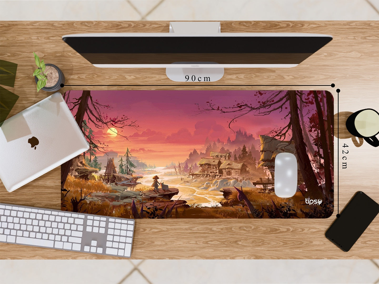 "OUTSKIRTS VIEW" Gaming Mousepad Elevate Your Gaming Experience