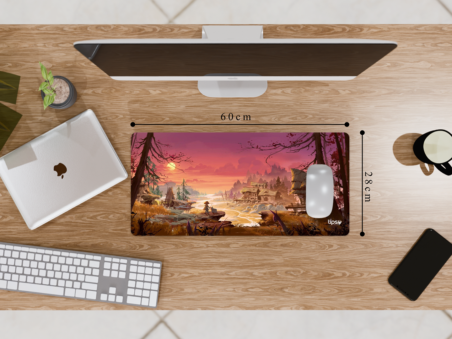 "OUTSKIRTS VIEW" Gaming Mousepad Elevate Your Gaming Experience