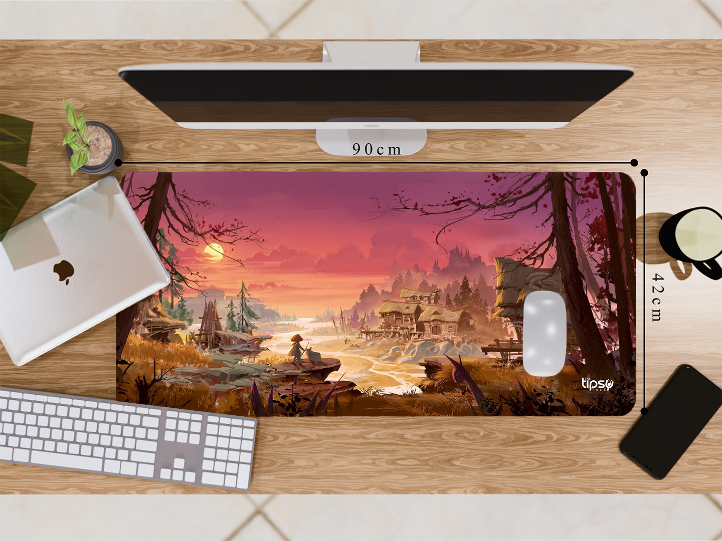 "OUTSKIRTS VIEW" Gaming Mousepad Elevate Your Gaming Experience