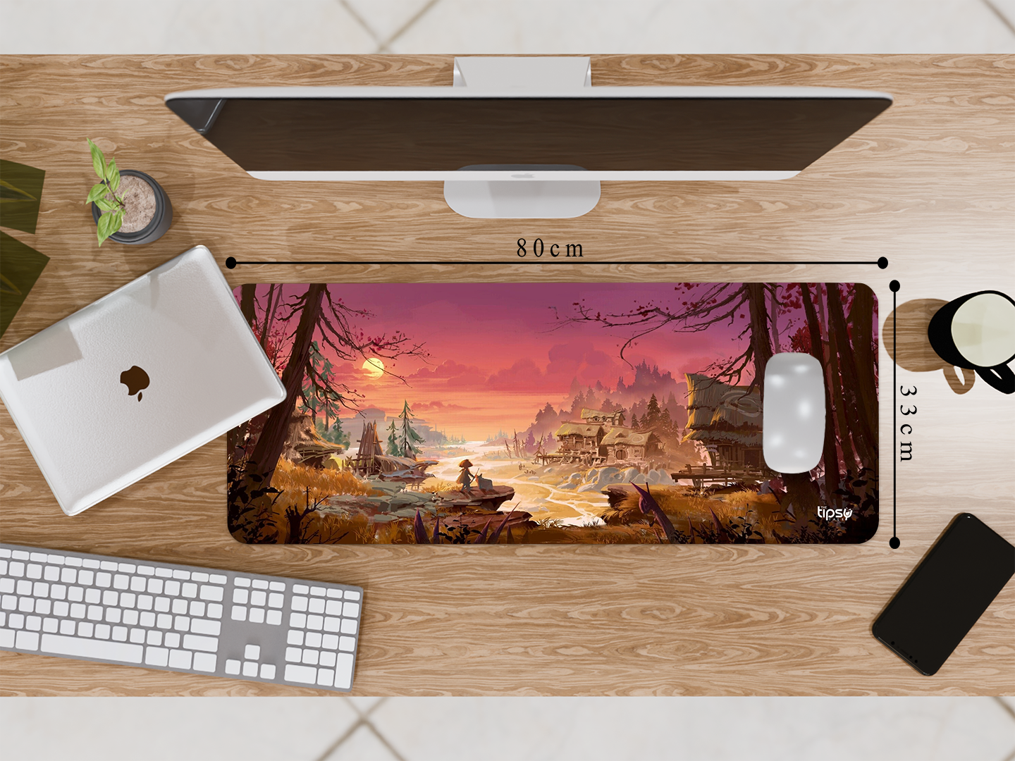 "OUTSKIRTS VIEW" Gaming Mousepad Elevate Your Gaming Experience