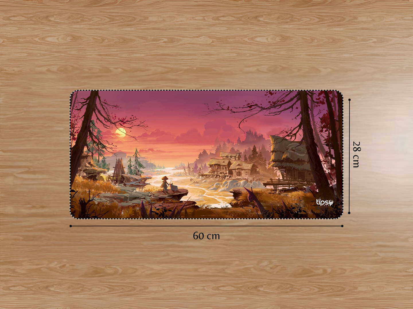 "OUTSKIRTS VIEW" Gaming Mousepad Elevate Your Gaming Experience