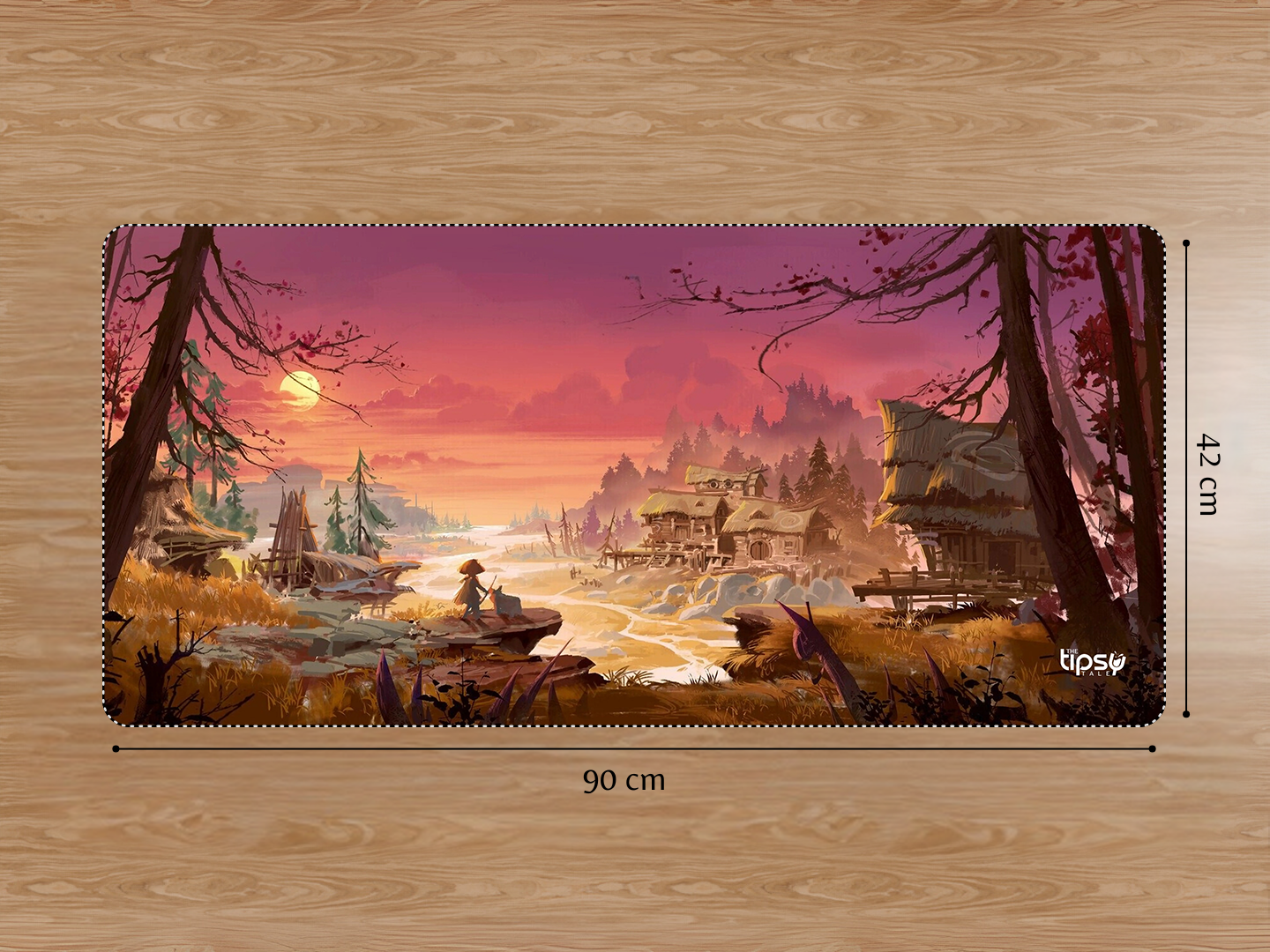 "OUTSKIRTS VIEW" Gaming Mousepad Elevate Your Gaming Experience