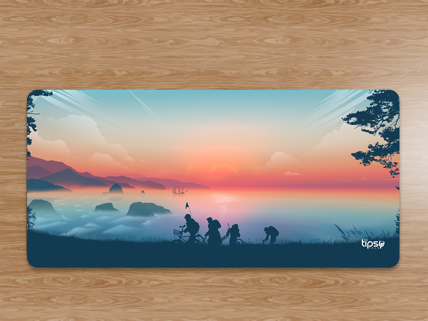 "FAMILY HIKE" Gaming Mousepad Elevate Your Gaming Experience
