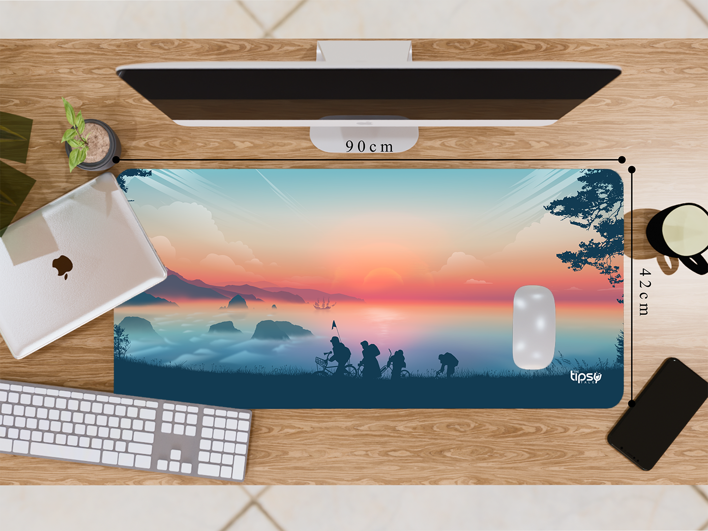 "FAMILY HIKE" Gaming Mousepad Elevate Your Gaming Experience