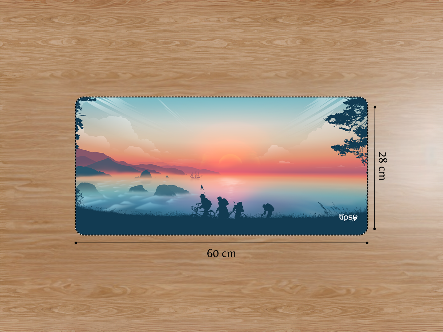 "FAMILY HIKE" Gaming Mousepad Elevate Your Gaming Experience